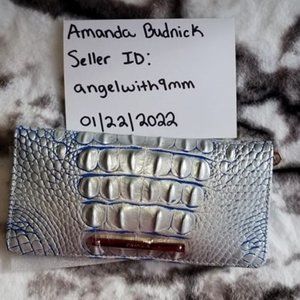 Brahmin Eggshell Ady Wallet NEW NWT